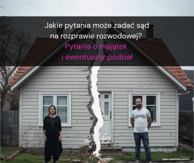 Jakie pytania o majątek i ewentualny jego podział może zadać sąd na rozprawie rozwodowej